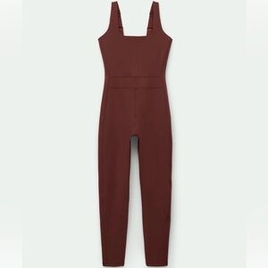 NWT Girlfriend Collective Brown Active Jumpsuit $148 MSRP